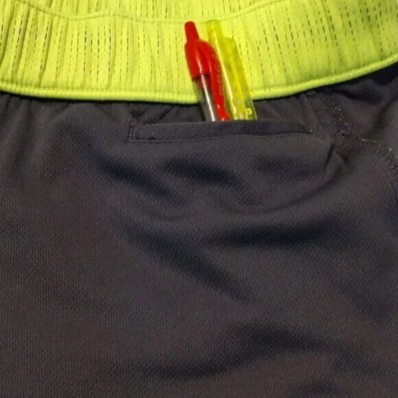 Under Armour Neon Yellow Texas Christian University Athletic Shorts Size Medium! - Picture 13 of 16